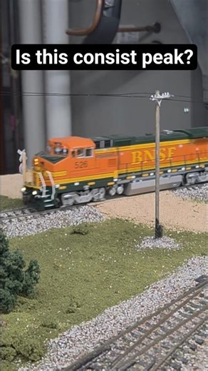 HO Scale BNSF Train #bnsf #railfan #modeltrains