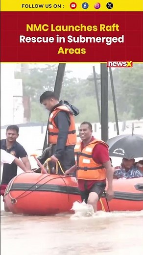 Nagpur Floods: NMC Launches Raft Rescue in Submerged Areas