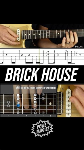 BRICK HOUSE: One-Chord Dorian Mode Funk Classic by the Commodores!