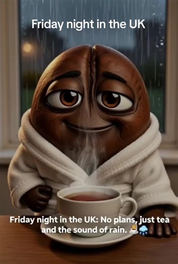 The ultimate British Friday night reset. ☕️🌧️ No plans, just the sound of rain and a warm cuppa. Sometimes the best therapy is staying in. ✨ #uklife #fridayreset #cozyvibes #comfortfood #foryouuk