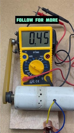 Input 12volt and output 45volt electricity #generator #CWI #dcmotorhacks