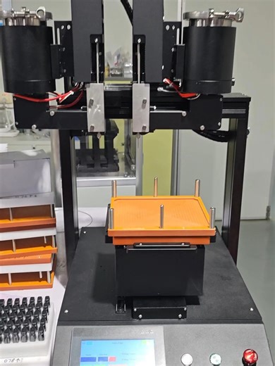Still struggling with slow filling, oil leaks, and inconsistent volume when filling CBD or vape cartridges? Our Dual Head Automatic Filling Machine helps solve these problems #vapecartridge #vape #cartridge #factory #fillingmachine #automatic #factory
