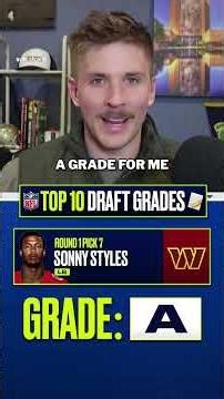 Grades for the Top 10 picks of the 2026 NFL Draft 👀 #nfl #nfldraft #viral