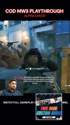 Farah vs Konni Ambush | COD MW3 Campaign Mission 3 Fight Scene | Urzikstan Port Battle