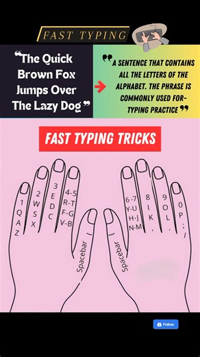 Fast Typing Tricks🔥💯 #reels #typing #typingchallenge #typingskills #typingjobs #typingtricks #TypingJob #keyboard #computertraining #reelsfb #viralvideo #viralreelschallenge #trendingreel #reelsoftheday #TechHome #instagramreels #explorereels | Tech Home