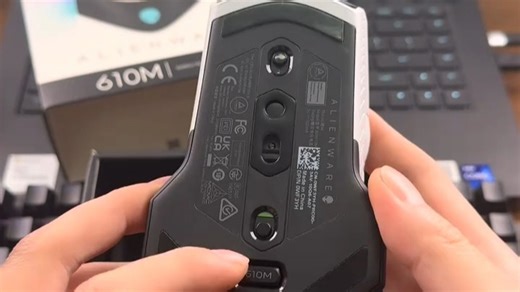 Alienware610M外星人电竞鼠标 使用教程 故障排除鼠标灯不亮 掉帧无线没有反应usb