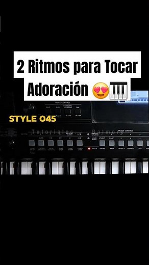 2 Rhythms to Play Worship on the Yamaha PSR-E463😍🎹 #piano #pianotutorial #Yamaha #psre463 #styles