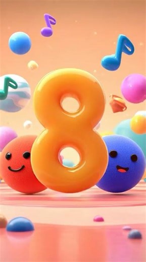 Number 8 Song | Learn Counting for Kids & Toddlers | Number Eight Fun Song 🎵