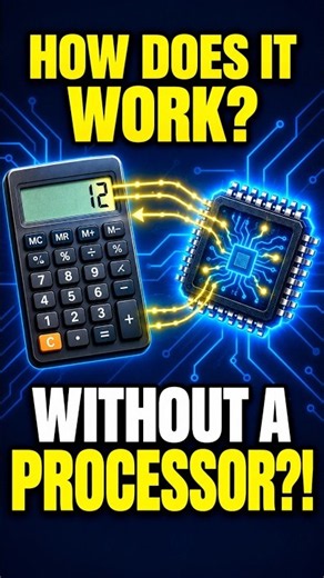 Your Calculator Does Not Have a Processor. So How Does It Work? #Shorts