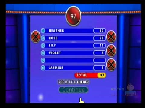 Family Fortunes Wii Multiplayer Gameplay (Mindscape) Nintendo Wii
