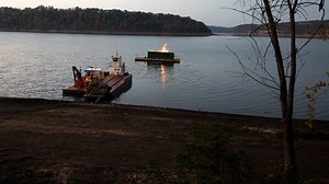 12K views · 97 reactions | Video Report: A new barge with air curtain burner began incinerating debris on Lake Cumberland this week on the shoreline of Waitsboro Recreation Area in Somerset, Kentucky. The added capability increases the efficiency of the U.S. Army Corps of Engineers Nashville District team charged with debris removal operations onboard the PRIDE of the Cumberland. (USACE Video by Lee Roberts) | Lake Cumberland | Facebook