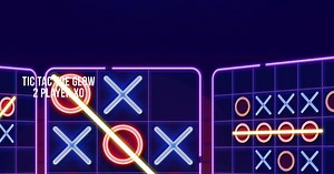 Download & Play Tic Tac Toe Glow: 2 Player XO on PC & Mac (Emulator)