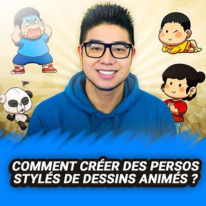 La méthode simple et efficace pour réaliser des persos stylés pour faire de la bande dessinée ou du dessin animé ✍️✍️ | Kevin Tran 陈科伟