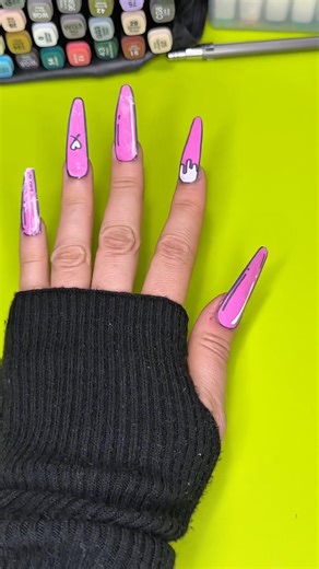 Easy Paper Nails Tutorial ✂️ #paperdiy #diy #craft #papercraft #paperart #papercrafttutorial
