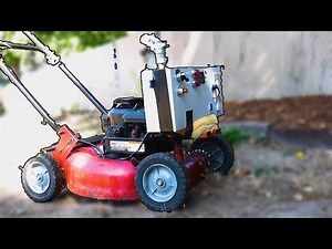 Homemade lawnmower generator