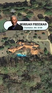Morgan Freeman's mansion in Charleston is worth $10 million #morganfreeman #charleston #mansion | Real Estate of Stars