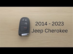 How To Replace or Change Jeep Cherokee Remote Key Fob Battery 2014 - 2023