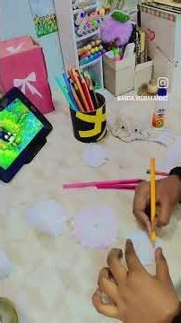 DIY by using useless box 💗 #carfting ❤️ #easy craft #viral #Little creator Ananya 🎀