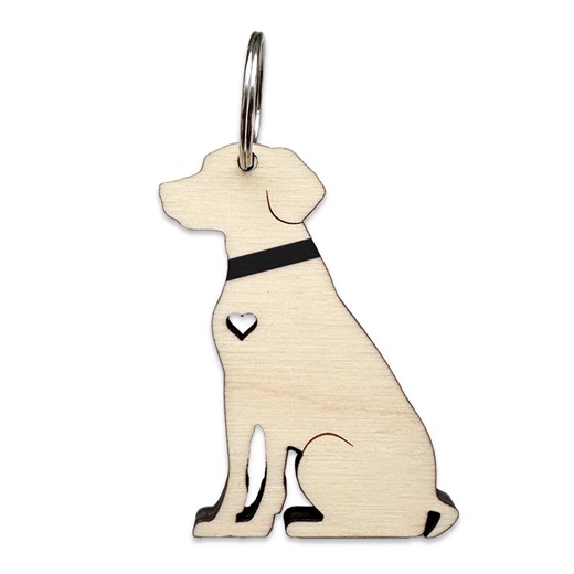 Personalized Yellow Lab Keychain: Engraved Wooden Dog Stocking Stuffer, Backpack Key Ring Tag - Etsy Australia