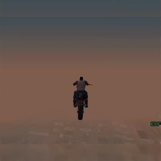 GTA SA: Bike jump off highest building #gta #gaming #gtaonly #streamer #gtasanandreas #rockstargames