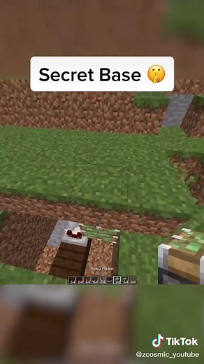 Method from Rizzial on YouTube #minecraft #minecraftbuilds #secretbase #ogminecraft #minecraftbase #redshirtaisbald #foryoupage #fyp #zybca