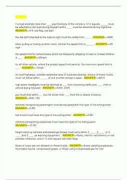 LOUISIANA CLASS D CHAUFFEURS LICENSE TEST 2025 2026 VERIFIED ANSWERSn