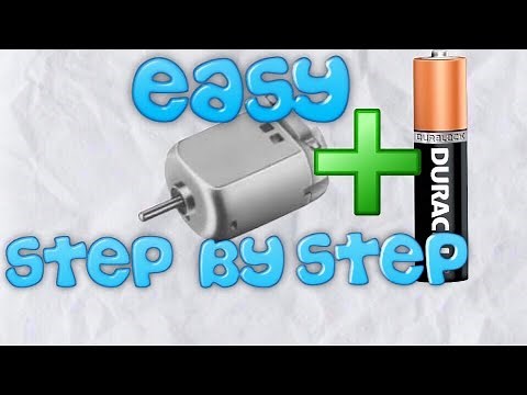 How to wire a battery to a dc motor