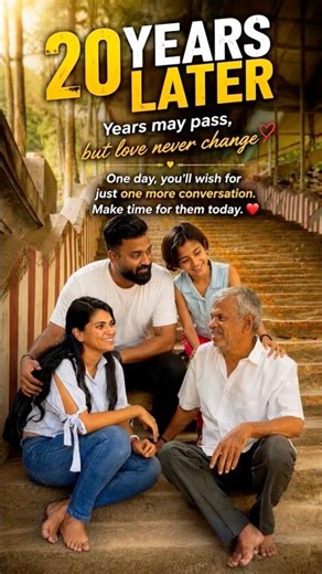 ஒருநாள் அவர்களுடன் பேச ஒரு நிமிடம் கூட கிடைக்காமல் போகலாம்… ❤️🥰 #shorts #love #family #emotional