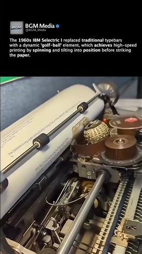 The iconic "golf-ball" typewriter revolution. ⌨️