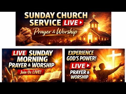 Sunday Morning Church Service LIVE ✝️ | Prayer & Worship