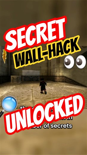 This Harry Potter PS1 Title Had a SECRET Built-in WALL HACK! 👀 #harrypotter #ps1 #retrogaming