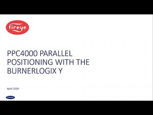 PPC4000: Training Video - Parallel Positioning with the BurnerLogix Y