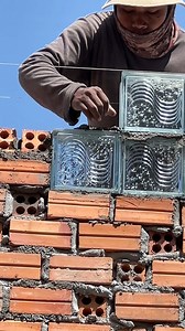 2.6K views | glass block window , Glass Block Installation DIY | Cooking Foods Srey Pov Natural life | Facebook