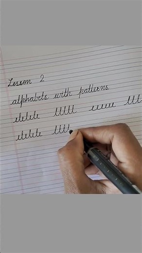 Lesson 2 ✍️ Learn Alphabets with Patterns #shorts