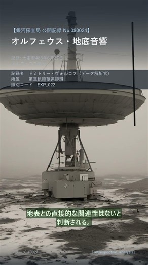 【公開記録 No.080024】オルフェウス・地底音響 #Shorts