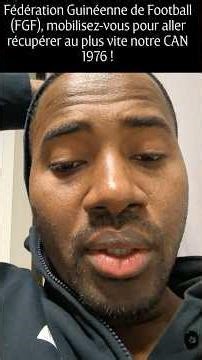 Guinean Football Federation (FGF), mobilize to reclaim our 1976 AFCON title as soon as possible!