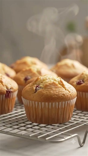 Raspberry Cream Cheese Muffins | Soft, Creamy & Irresistible 🍓🧁 #youtubeshorts #shorts #viralvideo