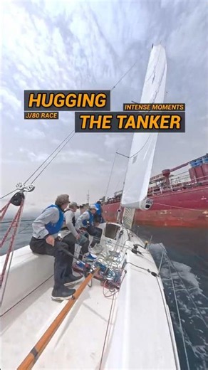 Too Close? 🚢 Aviador (12) Squeezes Past an Anchored Tanker