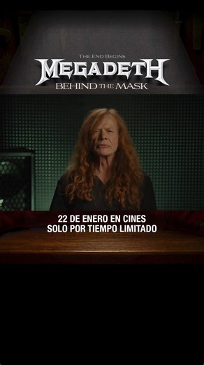 MEGADETH: BEHIND THE MASK se estrenará en exclusiva en cines de todo el mundo el 22 de enero por tiempo limitado. Consigue tus entradas en www.megadethfilm.com | Megadeth