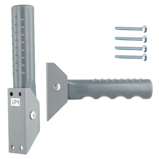 Folding Grab Bar for Wall, 6 Inch Flip Up Assist Handle for Doorway or Stairs – Heavy Duty Safety Support for Seniors, Disabled, or Post-Surgery Recovery, Non-Slip Carbon Steel Construction, 500 lbs