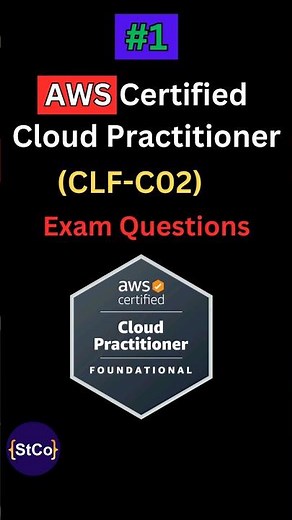 AWS Certified Cloud Practitioner Exam Questions (CLF-C02) | AWS CCP Exam Question 1 #aws