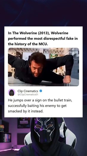 The Wolverine 2013 Wolverine Performed the Most Disrespectful Fake on the Bullet Train
