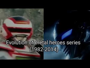 Evolution of metal heroes series (1982-2014)