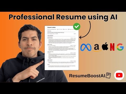 How to make a professional resume using AI (2025)