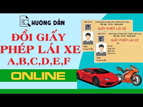 Hướng dẫn đổi giấy phép lái xe online trên Cổng Dịch vụ công