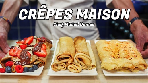 Crêpes rapides prêtes en moins de 10 min