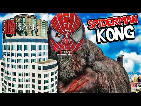 Finding SPIDERMAN KING KONG In GTA 5 (Roleplay)