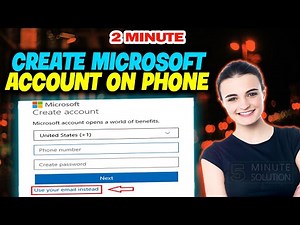 How to create microsoft account on phone 2025 (Quick & Easy)