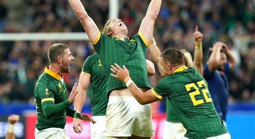 Springbok star shares video after surgery