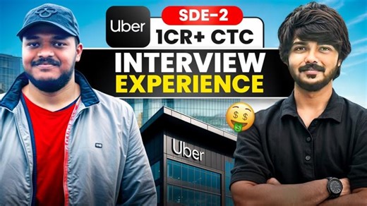 Uber Interview Experience | 1 Crore+ CTC SDE-2 Role 🧠 | Complete Strategy Preparation Guide | Arideep Dutta